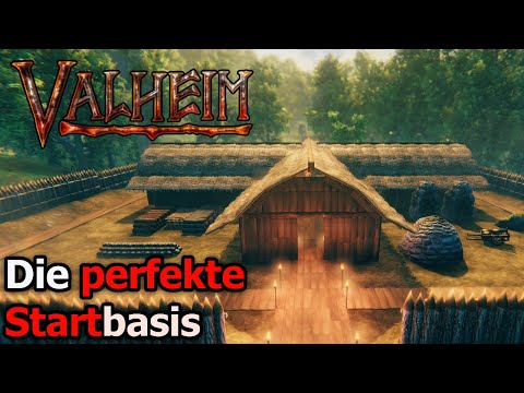 Valheim // perfekte Startbasis - sicher und effizient
