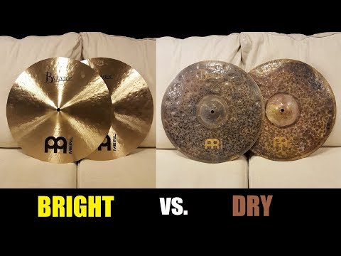16" Meinl Hihats - Bright vs. Dry