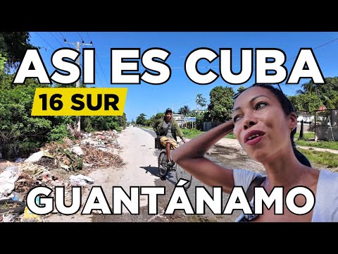 Así está Cuba hoy. Calle 16 Sur GUANTÁNAMO calle por calle.