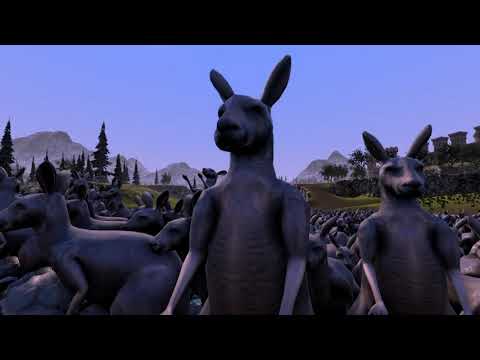 10.000 Kangaroos vs 10.000 Tortoise-Ultimate Epic Battle Simulator!