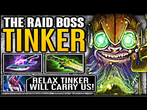 Full speed Tinker Rearm the Raid Boss Mid is back ! DOTA 2 7.28b Tinker Gameplay.