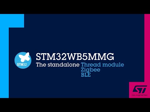 STM32WB5M wireless module for Bluetooth LE 5.2, Zigbee and Thread - everything inside