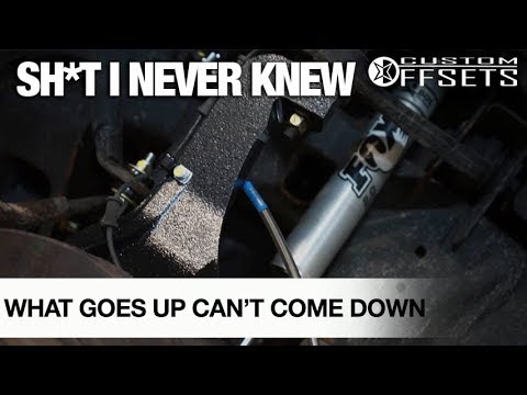 Sh*t I Never Knew: What Goes Up Can't Go Down