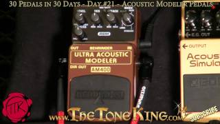 Video thumbnail for Behringer Ultra Acoustic Modelere AM400 - Acoustic Modeling Pedals - 30 Pedals in 30 Days - Day # 21 by The Tone King