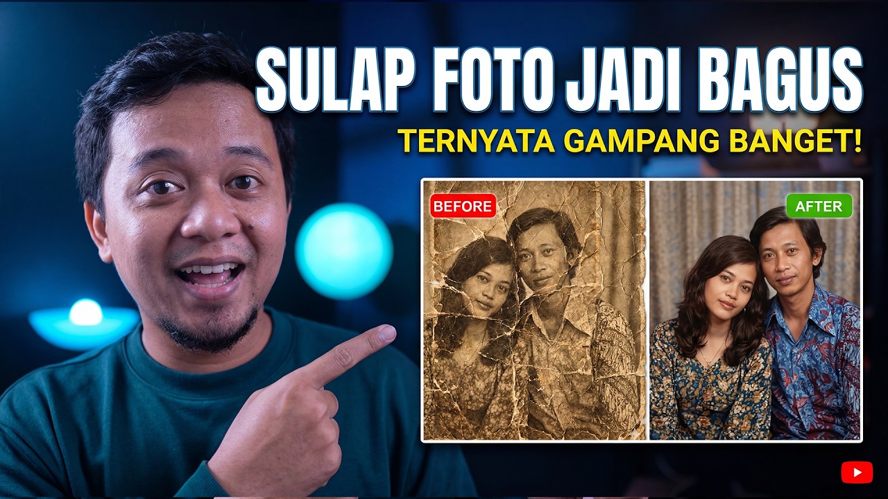 1 KLIK LANGSUNG JADI! Aku Perbaikin Foto Rusak Jadi Bagus Lagi Dengan Mudah