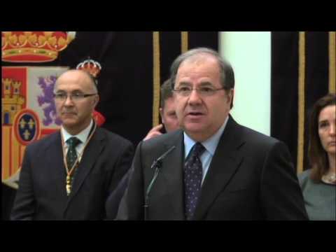Vídeo completo del discurso de Juan Vicente Herrera tras tomar posesión al frente de la Junta. / Jta.