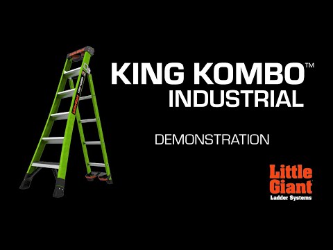 King Kombo 2.0 Industrial Demo | IAA 375 lbs Rated | Little Giant Ladder Systems