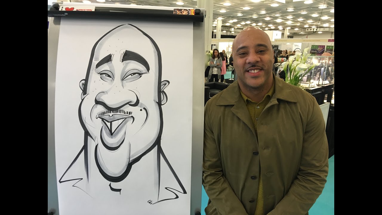 Spot on caricature at London 