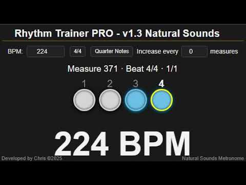 Metronome 224 BPM
