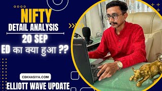 Nifty Elliott wave update for Friday 20sep 2024