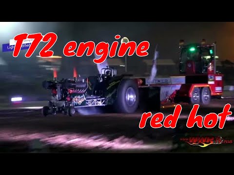 T72 Russian Tank engine - red hot! by EUSM