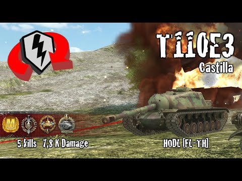 WoT Blitz T110E3 - 5 Kills 7,8k Damage Replay