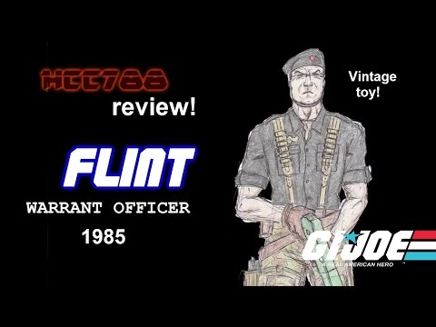 HCC788 - 1985 Warrant Officer FLINT - vintage G. I. Joe toy review! - HD S02E13
