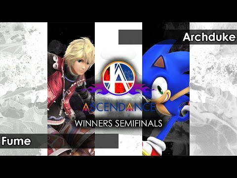 Smash 4: VIP | Fume (Shulk) V Archduke (Sonic) - Ascendance 29 Tournament SSB4