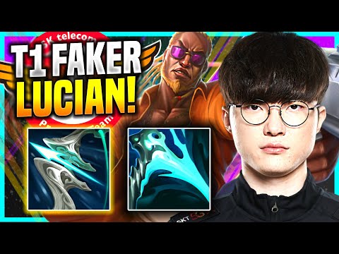 FAKER IS READY FOR LUCIAN WITH NEW ITEMS! - T1 Faker Plays Lucian Mid vs Anivia! | Preseason 11
