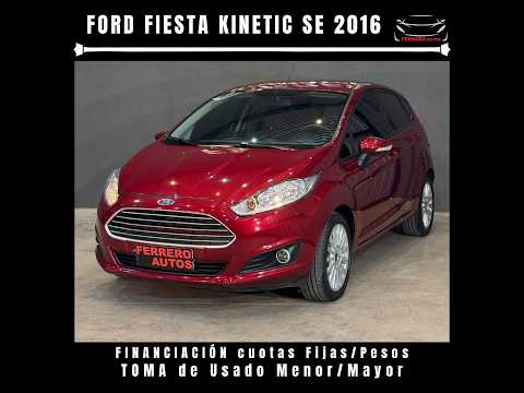 Se Vende: Ford Fiesta Kinetic SE 2016 - FERRERO Automotores Oncativo (Provincia de Córdoba)