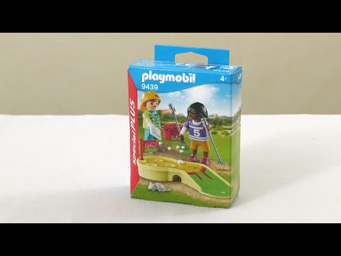 Unboxing Playmobil : Les enfants au minigolf (2018) – 9439