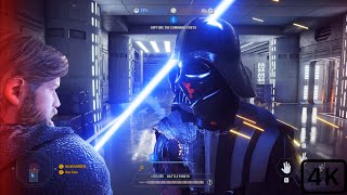 Star Wars Battlefront 2 Star Wars Story Obi Wan Kenobi Vs Battle Damaged Darth Vader 4K