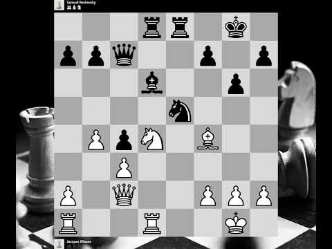 Jacques Mieses vs Samuel Reshevsky, Margate ENG, 01.05.1935