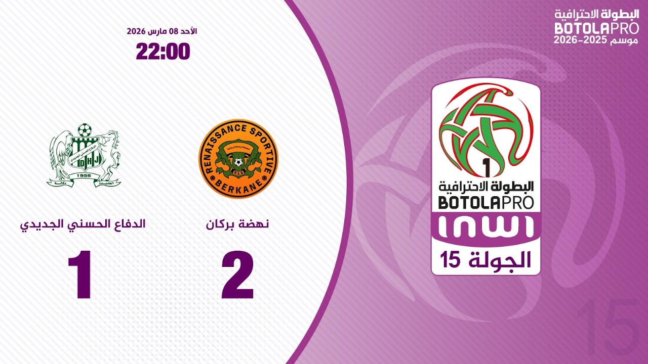 RS Berkane vs Difaâ Hassani El Jadidi Highlights