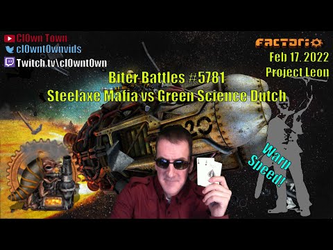 Factorio Biter Battles - Behemoth League - Steelaxe Mafia vs Green Science Dutch