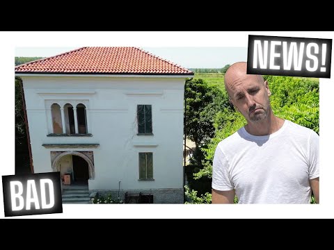 Very Sad News (but also some good ones!)… - Ep 94 of our Italian house renovation