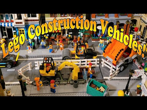 Lego Construction Vehicles Build & Review!