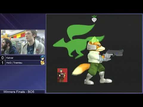GSS 96 SSBM - Kalvar (Marth, Sheik) vs. HoG | Tiramisu (Fox) - Melee WF