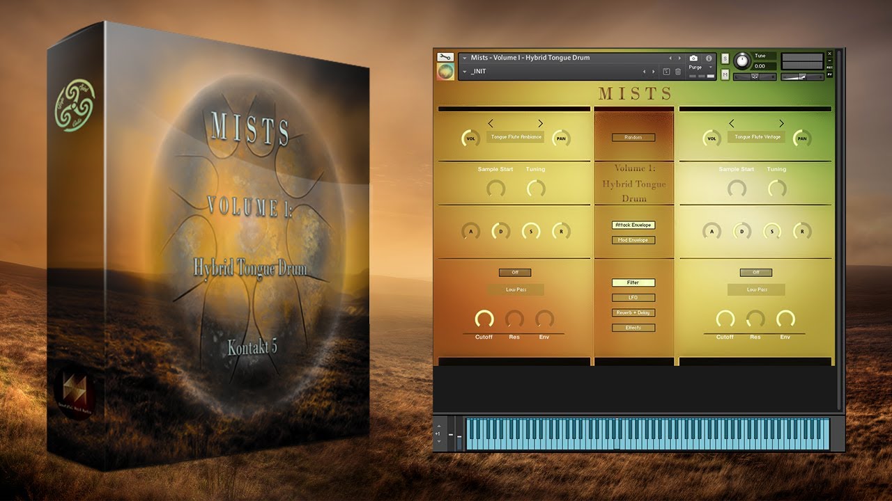 Mists Volume 1 Hybrid Tongue Drum for Kontakt Walkthrough Video