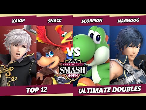 Virtuocity 2022 Top 12 - Xaiop & Snacc Vs. Scorpion & Nagnoog - SSBU Ultimate Tournament