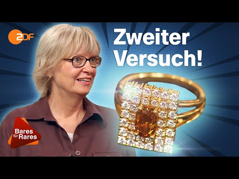 Brillantring zum Zweiten: Beate weiß, was diese Diamanten wert sind | Bares für Rares