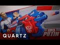 Art Of Putin As Superheroes And Santa Claus