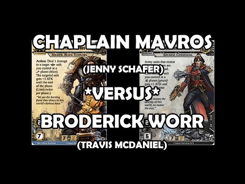 Chaplain Mavros versus Broderick Worr - Warhammer 40,000: Conquest