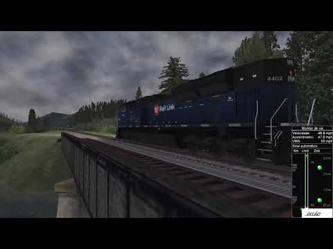 Open Rails Mono Game- Route mullan pass