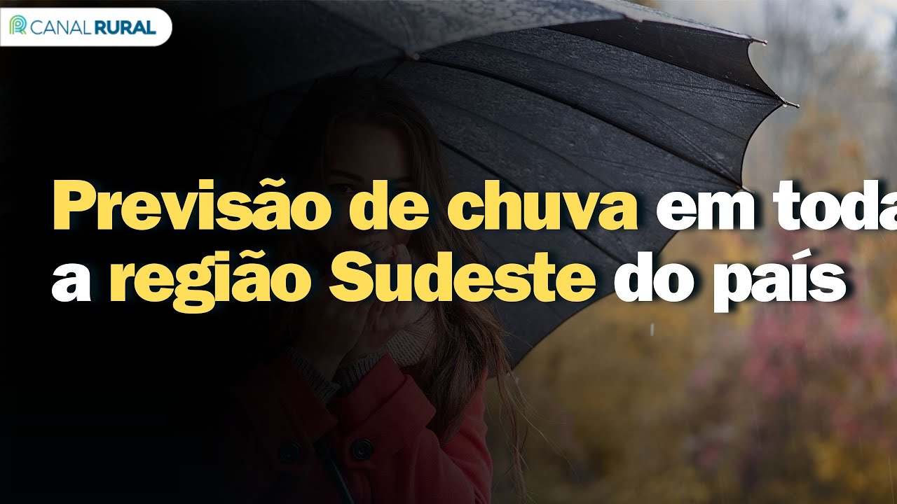 Previsão do tempo | Previsão de chuva em toda a região Sudeste do país