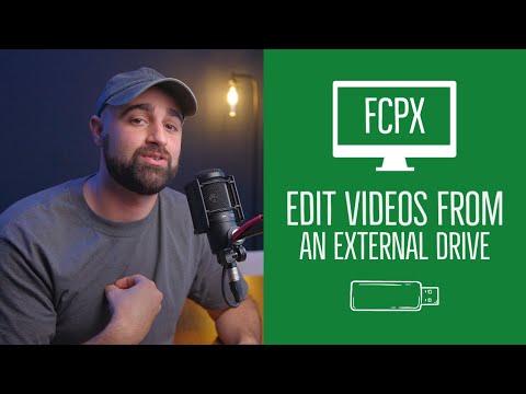 How To Edit Videos From Your External Drive | FCPX Tutorial