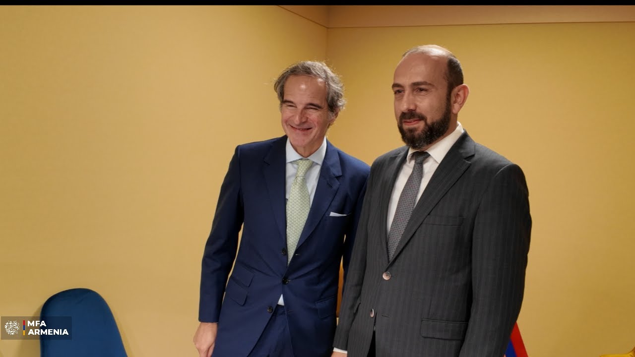 Mirzoyan, Grossi discuss cooperation between Armenia and IAEA