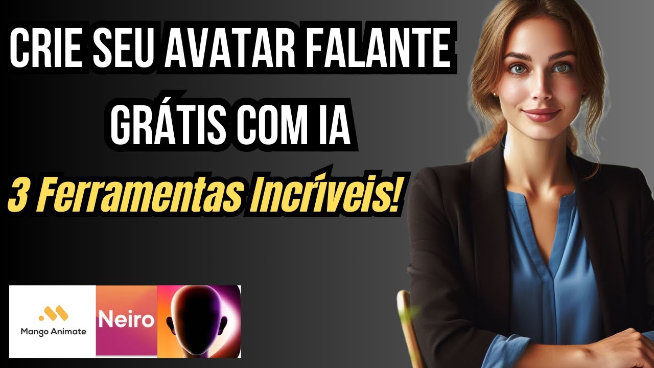 3 MELHORES SITES PARA GERAR AVATAR FALANTE COM INTELIGÊNCIA ARTIFICIAL DE GRAÇA!#avatar #falante