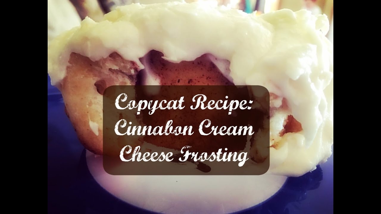 Copycat Cinnabon Cream Cheese Frosting