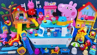 15 Minutes Satisfying with Unboxing Peppa Pig Luxury Cruise Ship and Playground Toy Set Review｜ASMR