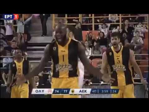 Greek Cup Final, Olympiacos-AEK 83-88: Delroy James 11 pts