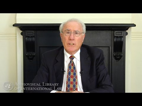 Sir Geoffrey Palmer on International Dispute Settlement