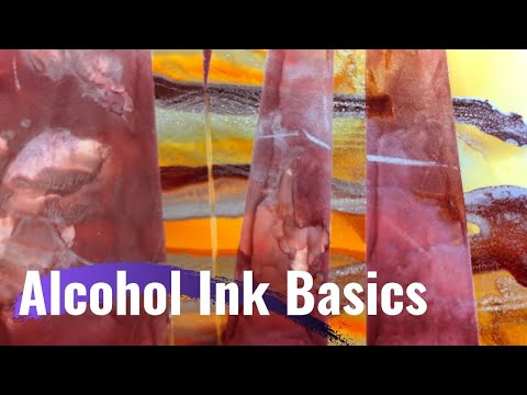 Alcohol Ink Basics for Beginners | Using Tape | 118