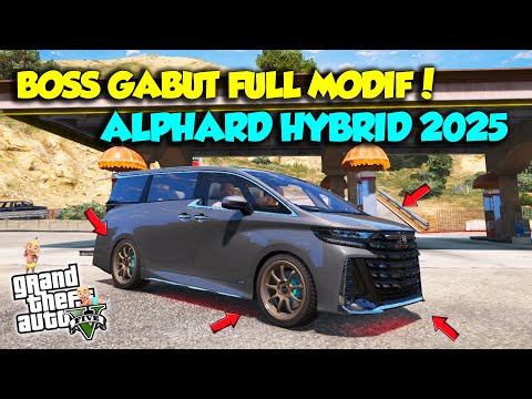 Sultan Upin Ipin Modifies the 2025 Toyota Alphard Hybrid into a Fast Racing Car! - GTA V ROLEPLAY...