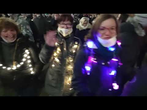 Ulm Live am 04.02.22 der ganze Spaziergang