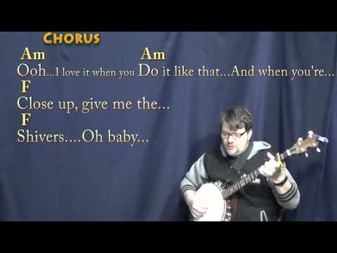 Shivers (Ed Sheeran) Banjo Cover Lesson with Chords/Lyrics - Capo 2nd Fret