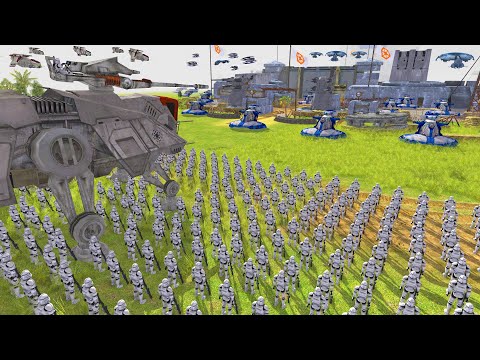 Full-Scale Clone Wars SIEGE of CIS FORTRESS... - Men of War: Star Wars Mod