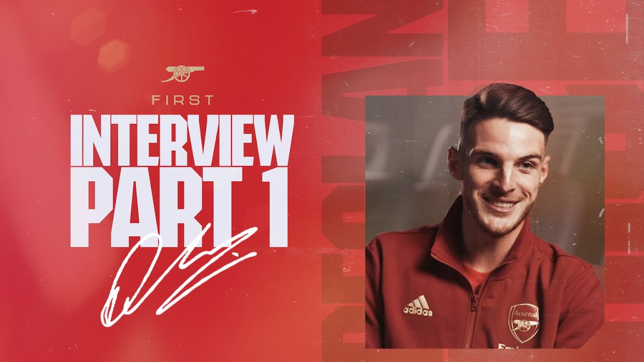 I want my best years at this great club | Declan Rice's first Arsenal interview | Part 1