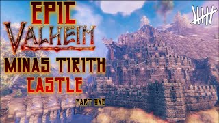 Epic Valheim Castle! Inspired by Minas Tirith from Lord of the Rings