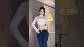 beautiful girl street fashion tiktok #chinesefashion #mejoresstreetfashion #shorts